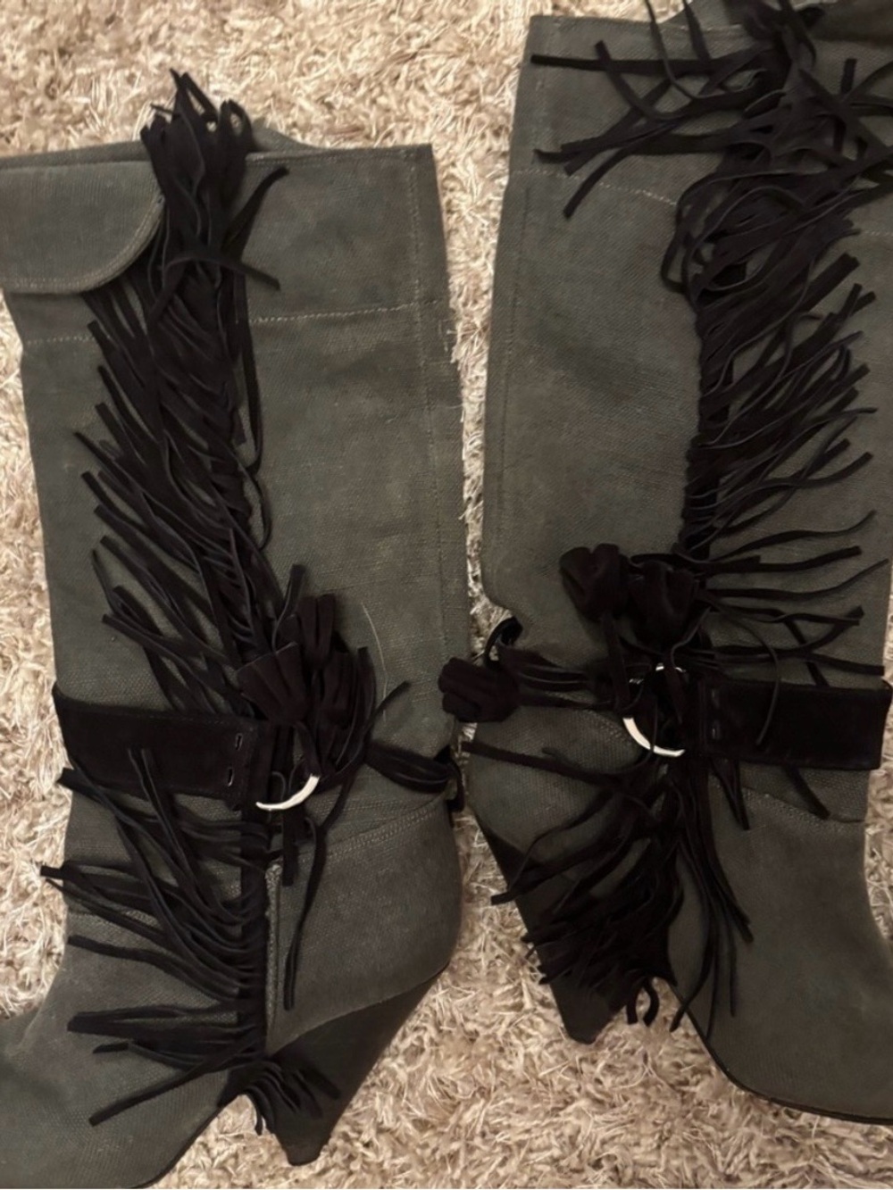 Isabel Marant Fringe Heeled boots - Picture 2 of 5